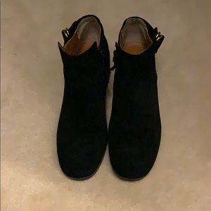 Black Suede Booties